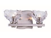 Terpin Collection 2 Light Burnished Nickel Finish Wall Sconce Vanity