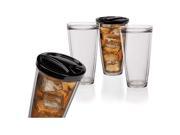 Creative Bath 22 oz. Insulated Tumblers with Travel Lids Set of 6