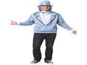 Dumb and Dumber Harry Dunne Blue Tuxedo Hoodie Adult Large