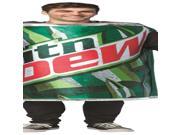 Adult Mountain Dew Can Costume