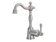 Opulence 1 Handle Bar Faucet with Side Mount Handle in Stainless Steel