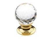 1 3 16 in. Polished Brass Cabinet Knob