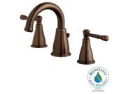 Danze I D304015BR Eastham 8 in. Widespread 2 Handle Mid Arc Bathroom Faucet in Tumbled Bronze