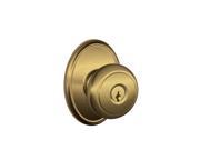 Wakefield Collection Antique Brass Andover Keyed Entry Knob