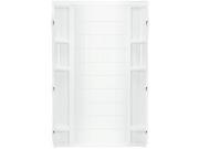 Sterling Plumbing 72102100 0 Vikrell Ensemble Shower Backwall Set White 36 In.