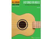 Hal Leonard Easy Songs Ukulele Book