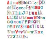 Boho Alphabet Peel Stick Wall Decals