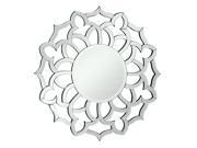 Modern 32 in. Contemporary Mirror in Clear
