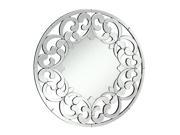 Modern 25 in. Contemporary Mirror in Clear