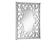 Modern 31.5 in. Contemporary Mirror in Clear