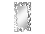 Modern 30 in. Contemporary Mirror in Clear
