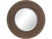 Lyon Wall Mirror in Antique Silver Finish.