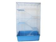 5 Levels Indoor Animal Cage Cat Ferret With Stand In Blue