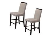 Pilaster Designs Counter Height 24 Parsons Dining Chairs Set of 2 Gray