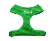 Mirage Pet Products 70 02 SMEG Bitch Soft Mesh Harnesses Emerald Green Small