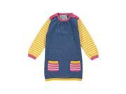 Navy Mix Stripe Knitted Dress Size_12 18 months Gender_Girl