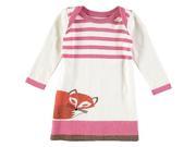 Fox Intarsia Knitted Dress Size_9 12 months Gender_Girl