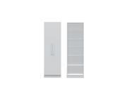 Chelsea 2.0 27.55 inch Wide 6 Shelf Closet with 2 Doors in White