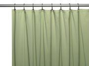 Carnation Home Fashions USC 3 42 3 Gauge Vinyl Shower Curtain Liner with Metal G