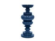 BENZARA HRT 46378 46378 Gorgeous Resin Candleholder Blue