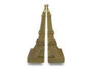 BENZARA HRT 78484 78484 Resin Eiffel Tower Bookend Set of 2