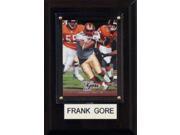 NFL 4 x6 Frank Gore San Francisco 49ers Player Plaque