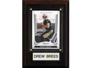 NFL 4 x6 Drew Brees New Orleans Saints Player Plaque