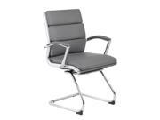 Boss Executive CaressoftPlus Chair with Metal Chrome Finish Guest Chair