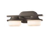 2 Light Vanity Light 1917-2V-BRZ-LED 2 Light Vanity Light 1917-2V-BRZ-LED