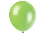 Latex Balloons 12 Lime Green 10 Count