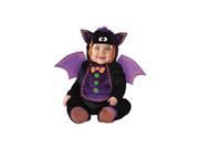 InCharacter Costumes Baby Bat Costume Black Purple X Small
