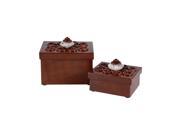 Montana Boxes Montana Rustic Clear Set of 2