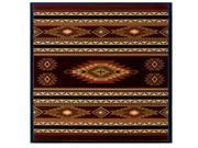 United Weavers of America Soaring Diamond Area Rug 2 7 x 7 4 Terracotta