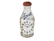 Milk Bottle Clock