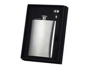 Visol Derek Satin Finish 9oz Flask Gift Set