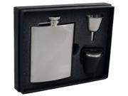 Visol Duo Two Tone 8oz Deluxe Flask Gift Set