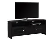 TV STAND 60 L CAPPUCCINO WITH GLASS DOORS