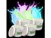 Glominex Glow Paint Gallons Invisible Day Assorted