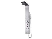 Fresca Palermo Stainless Steel Brushed Silver Thermostatic Shower Massage Panel