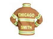 Adult Firefighter Suit size Adult Small Tan CHICAGO Helmet Sold Separately