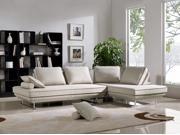 Dolce 2PC Lounge Seating Platforms with Moveable Backrest Supports by Diamond Sofa Sand Fabric
