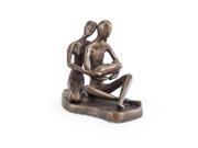 Danya B Couple with Baby Bronze Sculpture