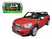 Welly 24050r Mini Cooper S Paceman Red 1 24 Diecast Model Car