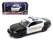 Motormax 76936 2011 Dodge Charger Pursuit San Gabriel Police Car 1 24 Diecast Car Model