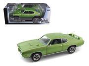 1969 Pontiac GTO Judge Green American Muscle 20th Anniversary Edition 1 18 Diecast Model Car by Autoworld Round 2