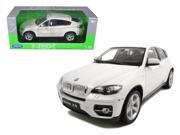 Welly 18031W 2011 2012 BMW X6 White 1 18 Diecast Car