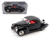 Signature Models 18102bk 1939 Lincoln Zephyr Black 1 18 Diecast Model Car