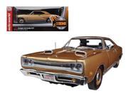 1969 Dodge Coronet R T Light Bronze Poly HEMI 50th Anniversary Limited to 1250pc1 18 Diecast Model Car by Autoworld Round 2