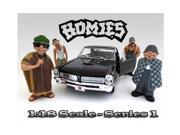 Homies Figure Set of 4pc For 1 18 Scale Diecast Model Cars by American Diorama