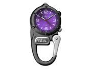 Dakota Watch Company Dakota Watch Mini Clip with Microlight Black Purple Dial 38589